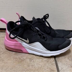 Nike Big Kids Black and Pink Athletic Sneakers